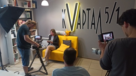 Москвичи снимают документальный фильм про омскую библиотеку