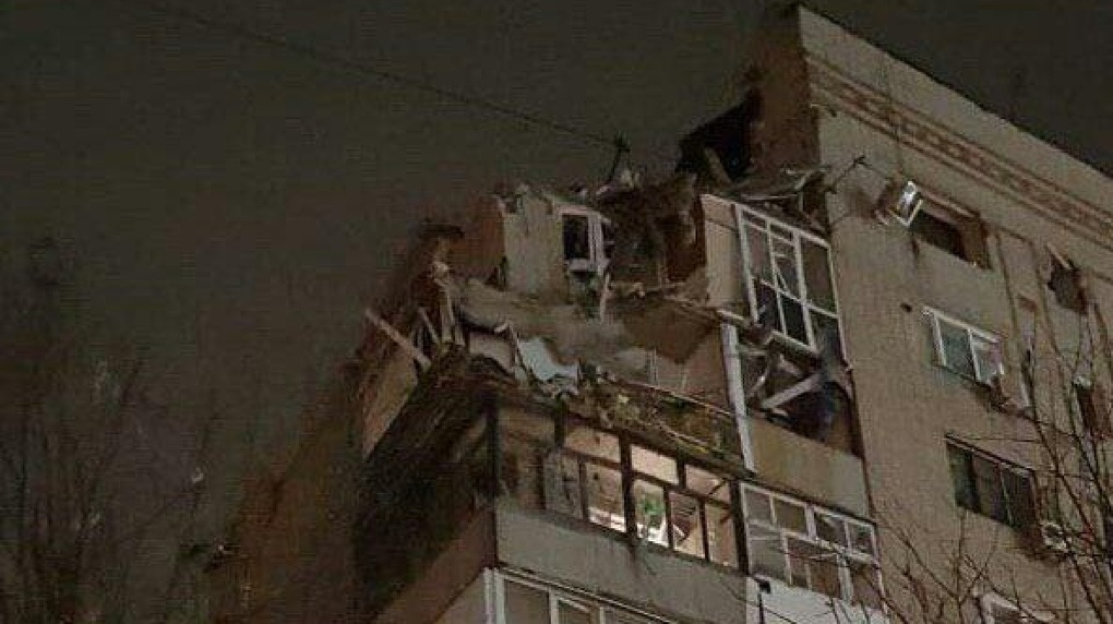 В Ростовской области взорвалась часть девятиэтажки