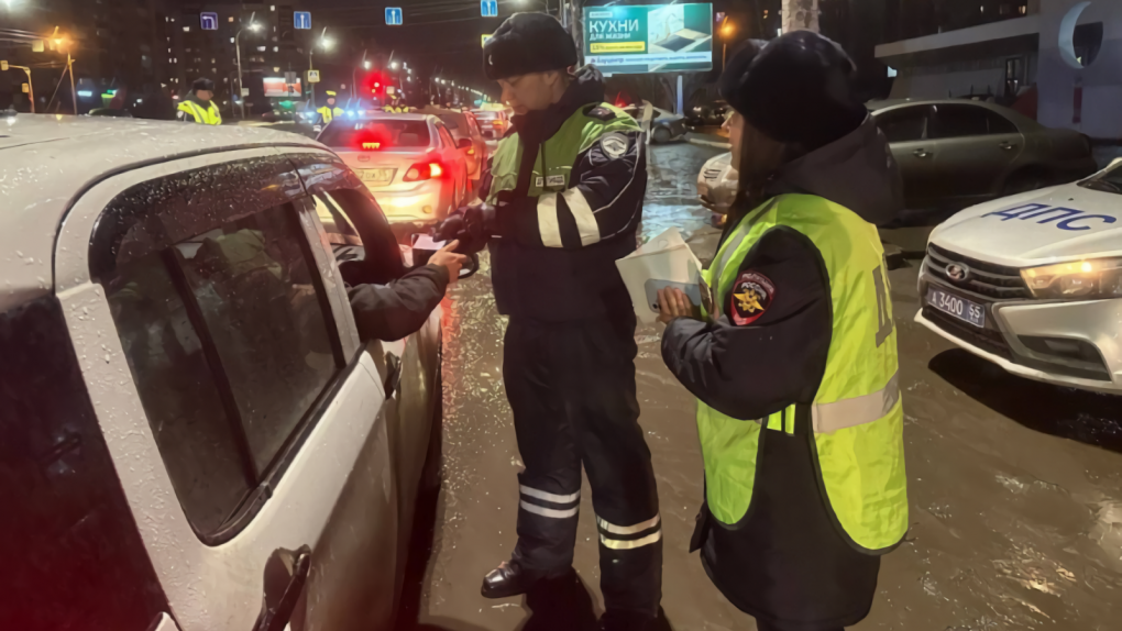 В Омске во время рейда «Трезвость» задержали 22 пьяных водителя