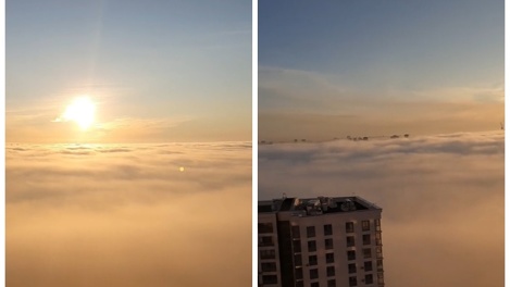 «Я такого никогда не видела!»: ролик с необычным видом из окна удивил новосибирцев. ВИДЕО