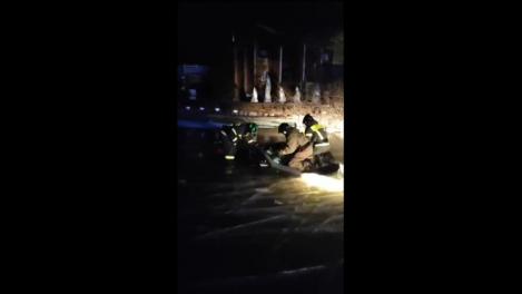 Под лёд провалился автомобиль с женщиной за рулем в Новосибирске