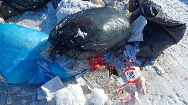 В Омске элитную Чукреевку используют как незаконный мусорный полигон