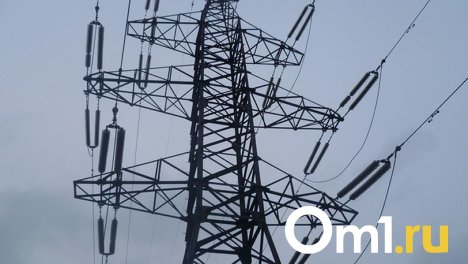 Под Омском загорелась подстанция