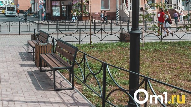 В омском Солнечном водитель насквозь пробил пешеходный заборчик