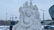 Новосибирцы завоевали призы на конкурсе снежных скульптур