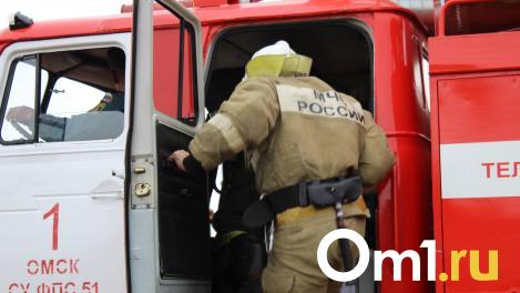 В Омске из-за жировых отложений вспыхнула вытяжка в цеху