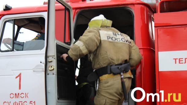 В Омске из-за жировых отложений вспыхнула вытяжка в цеху