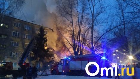 В Омской пятиэтажке при пожаре погибла 62-летняя женщина