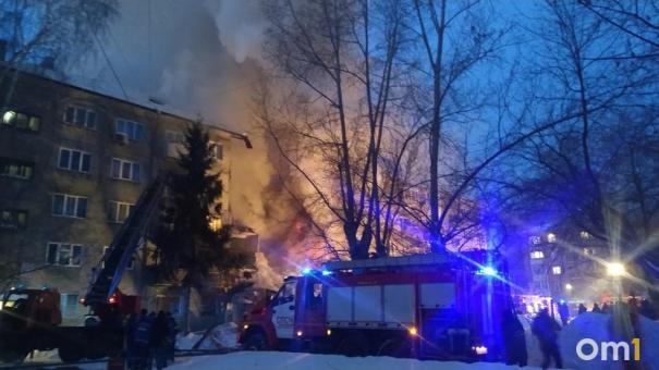 В Омской пятиэтажке при пожаре погибла 62-летняя женщина