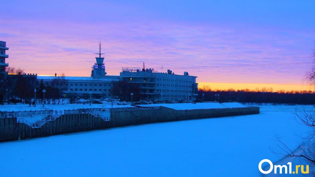 Ледостав на Иртыше установился в Омске с опозданием на 18 дней