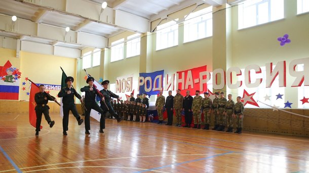 Воспитанники новосибирского центра «Тёплый дом» вступили в ряды движения «Гвардейская смена»