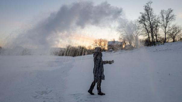 В Новокузнецке запустили популярный в сибирские морозы флешмоб
