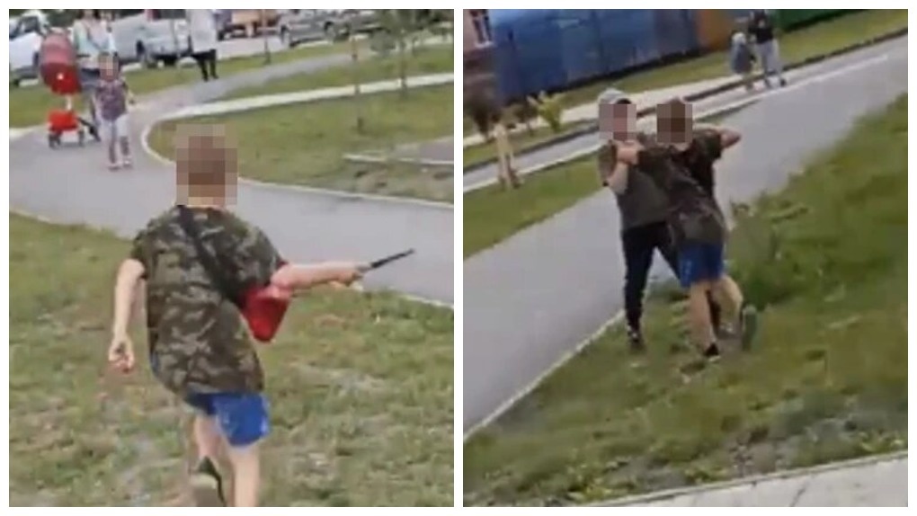 Бьёт детей по лицу и оскорбляет девочек: мальчик с ножом запугал детей и взрослых в Новосибирске