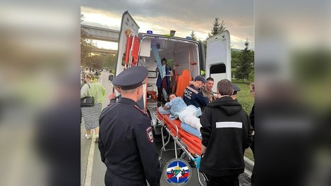 Девушка сломала ногу на Дне города в Новосибирске