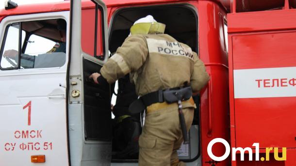 Омские пожарные спасли женщину-инвалида из огня в жилом доме