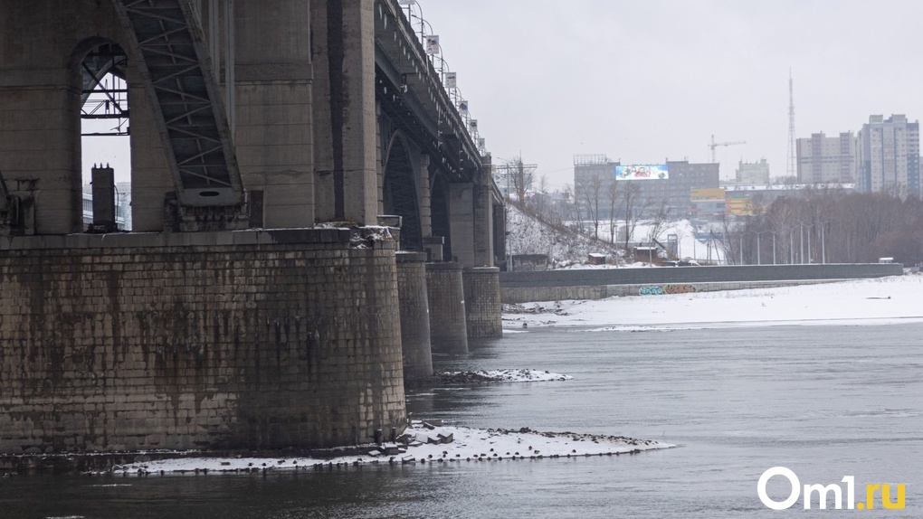 22-летняя девушка упала с Коммунального моста в Новосибирске