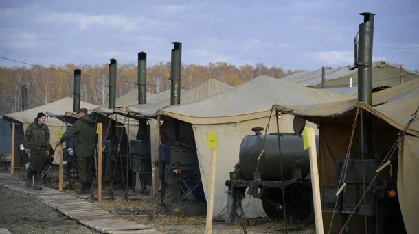 В Черёмушках, где живут мобилизованные омичи, оборудуют прачечную
